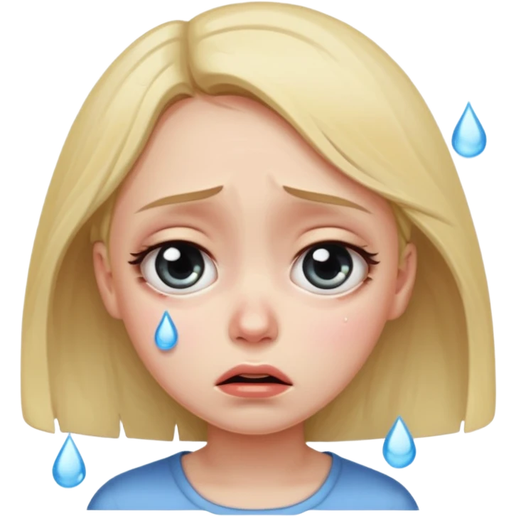 big big big extra sad cry emoji