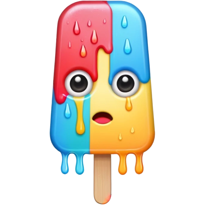 popsicle with eyes emoji