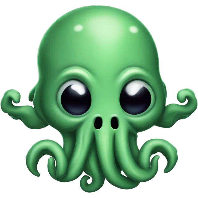 Spooky Cthulhu thumbs up emoji