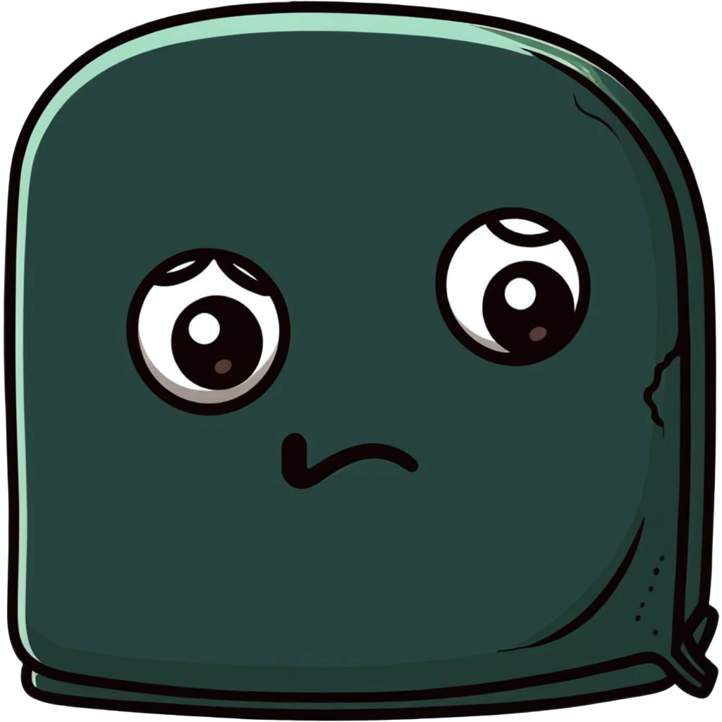 cartoon eye with small crusty booger in the corner, sleepy eye with crusty discharge emoji