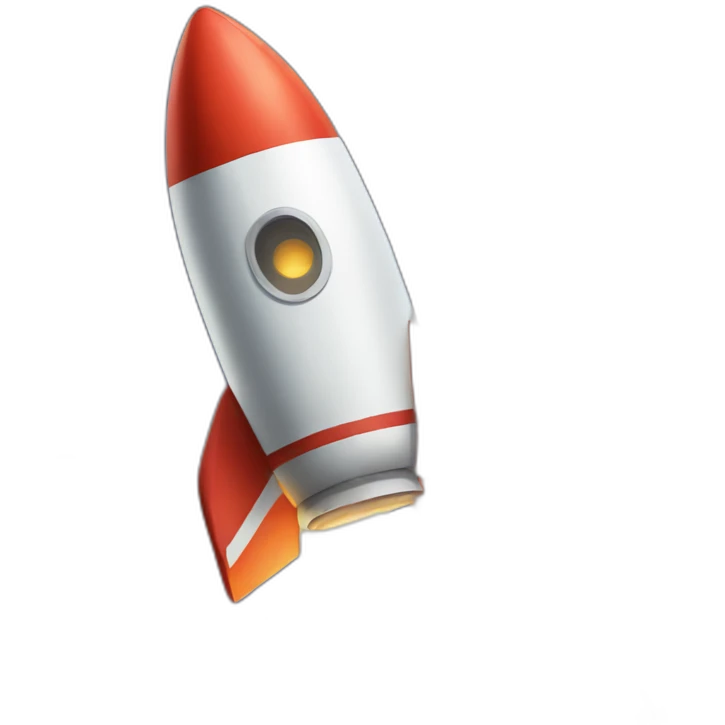 rocket launched emoji
