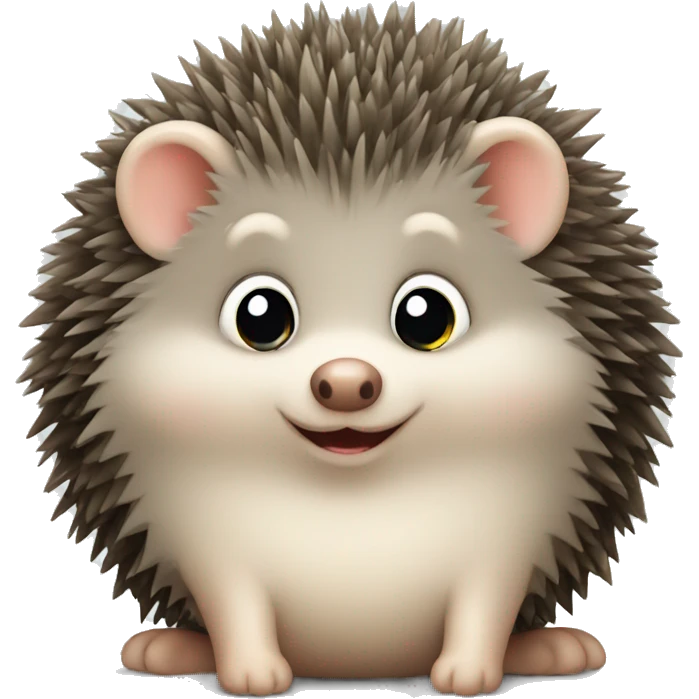 Cute little hedgehog emoji