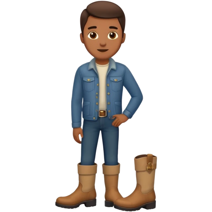 Foot man emoji
