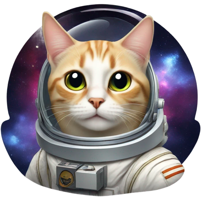 Cat in space emoji
