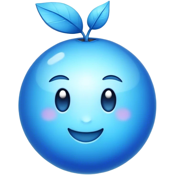 Blue emoji