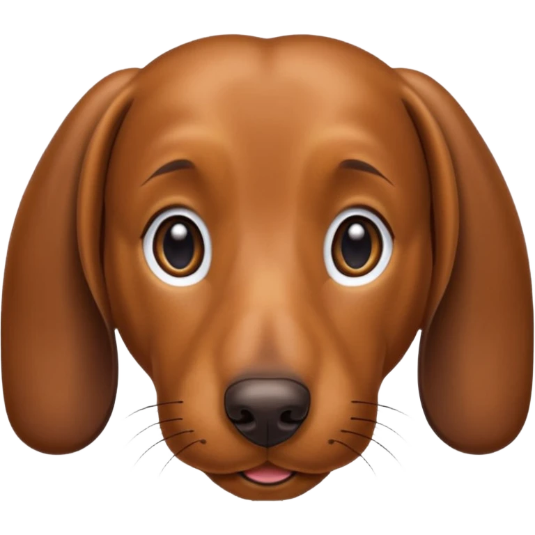 Perro salchicha emoji