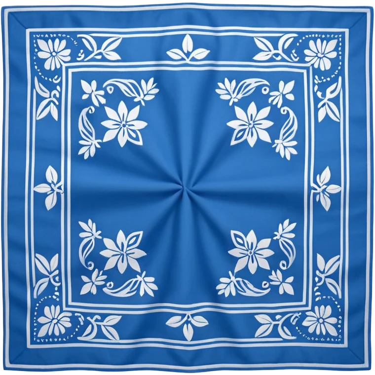 bandana,blue emoji