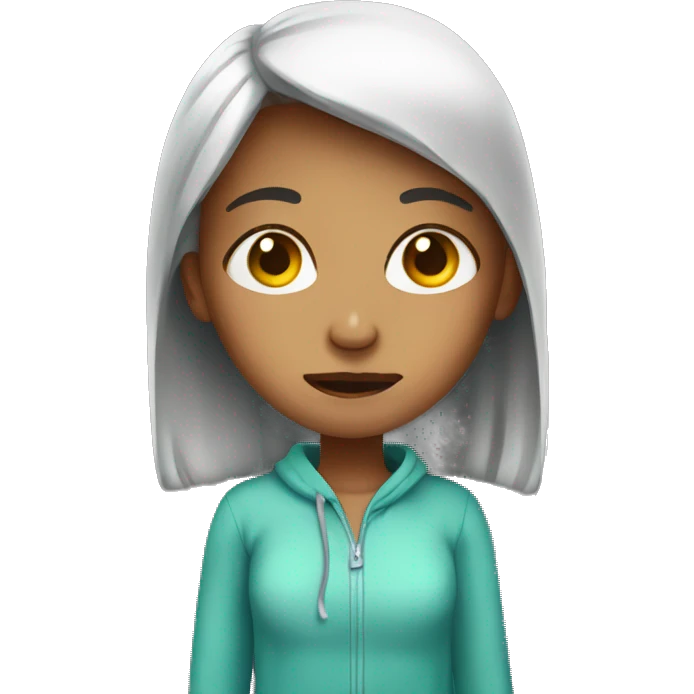 girl is sick emoji