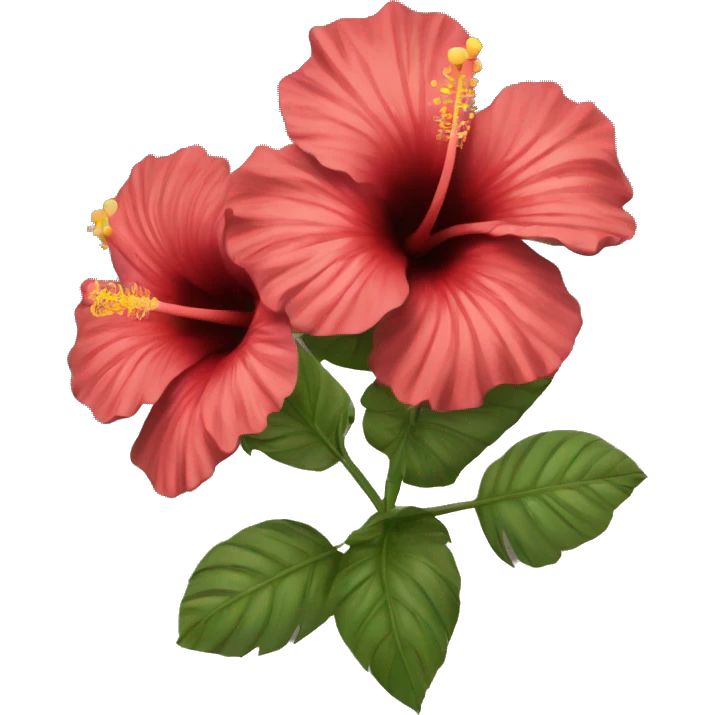 Bouquet of hibiscus  emoji