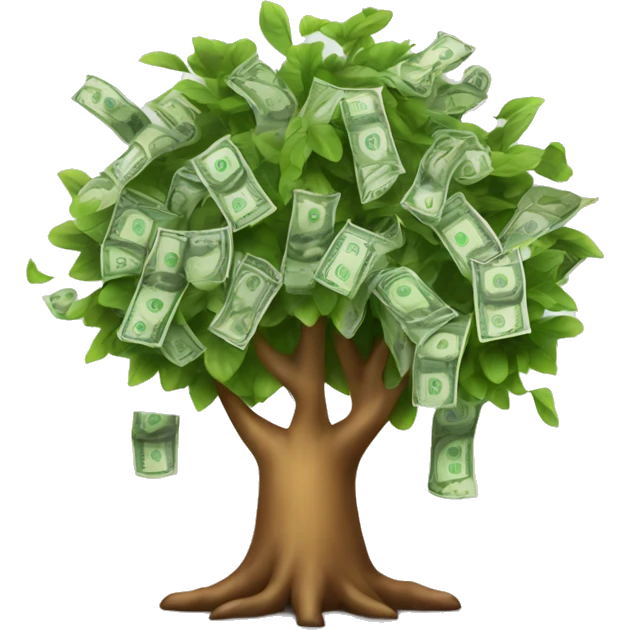 Money tree emoji