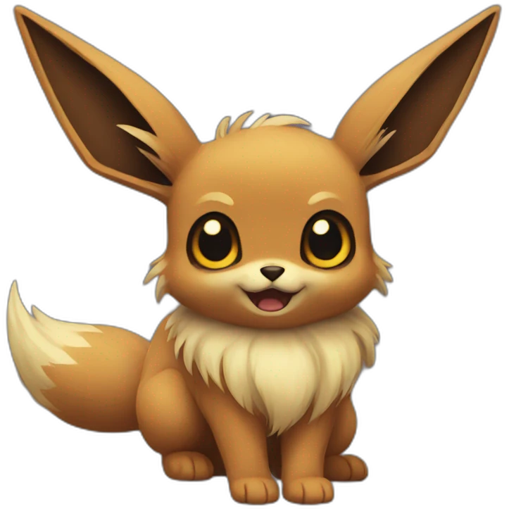 Eevee scary emoji