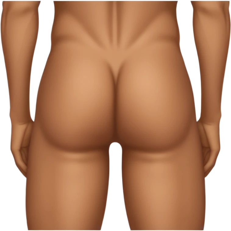 Naked male ass emoji