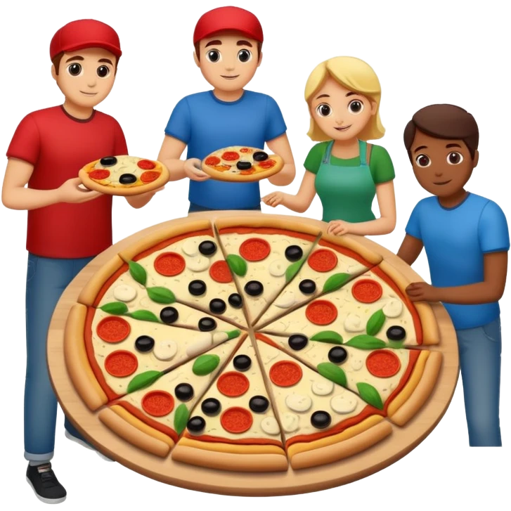 Making custom pizzas emoji