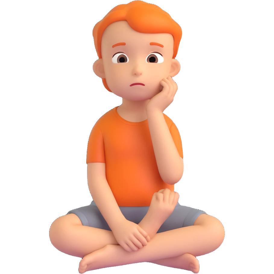 happy single thinking children emoji