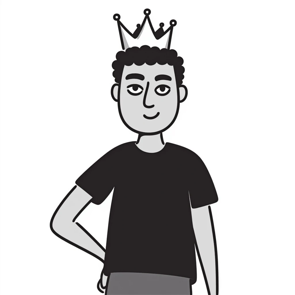 LeBron James with a crown, known as King James emoji
