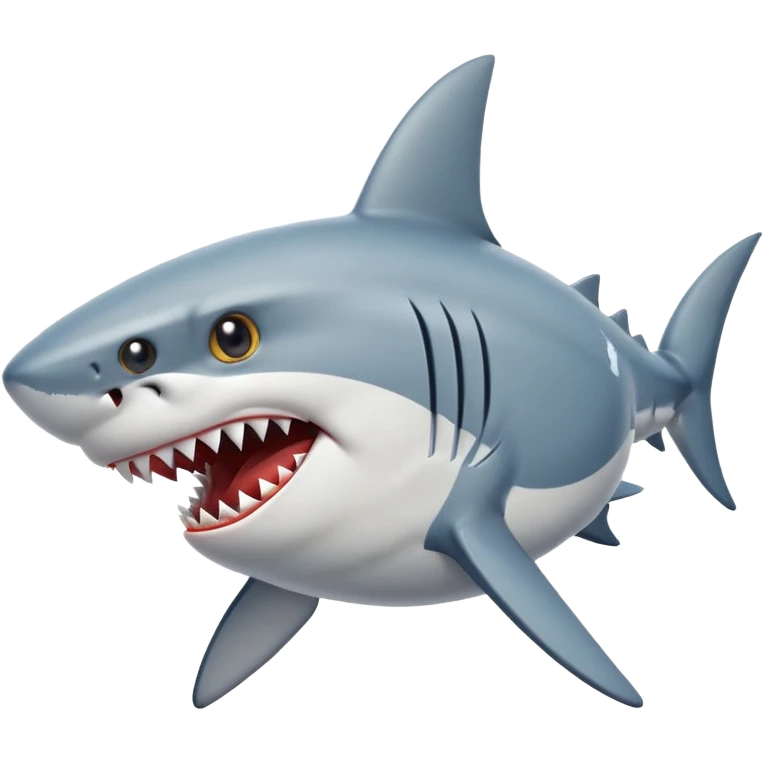 Shark flipping you off emoji