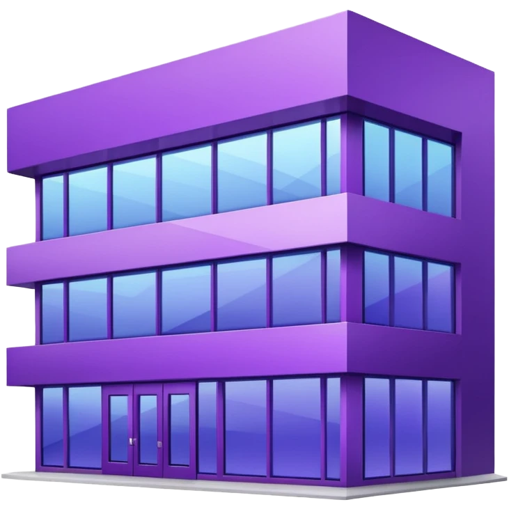 purple pickup point building emoji