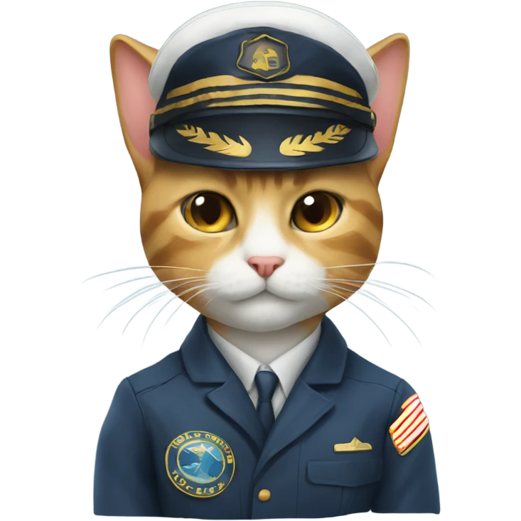 Pilot cat emoji