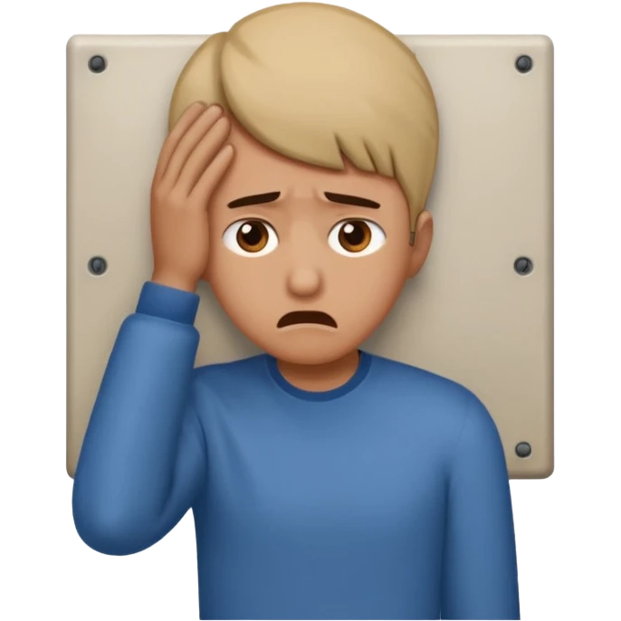 banging my head against the wall emoji