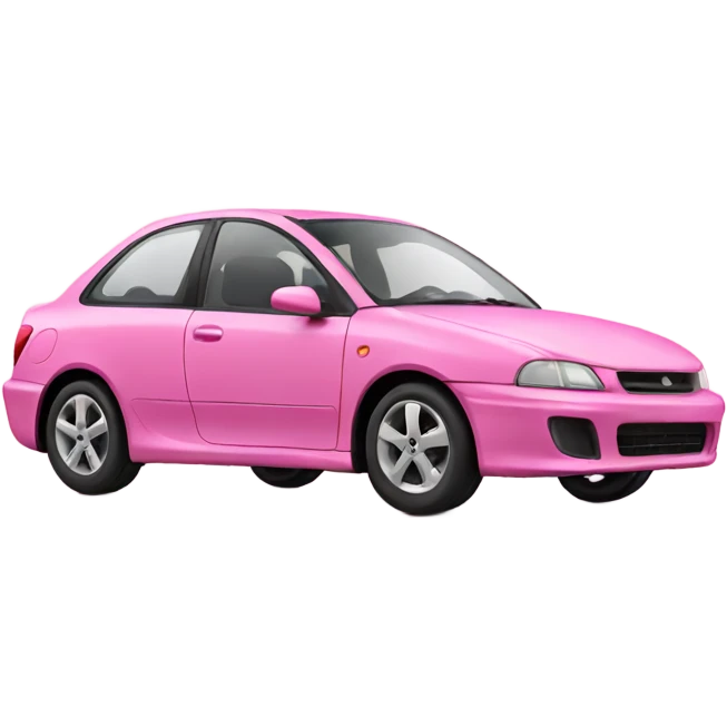 Pink car emoji