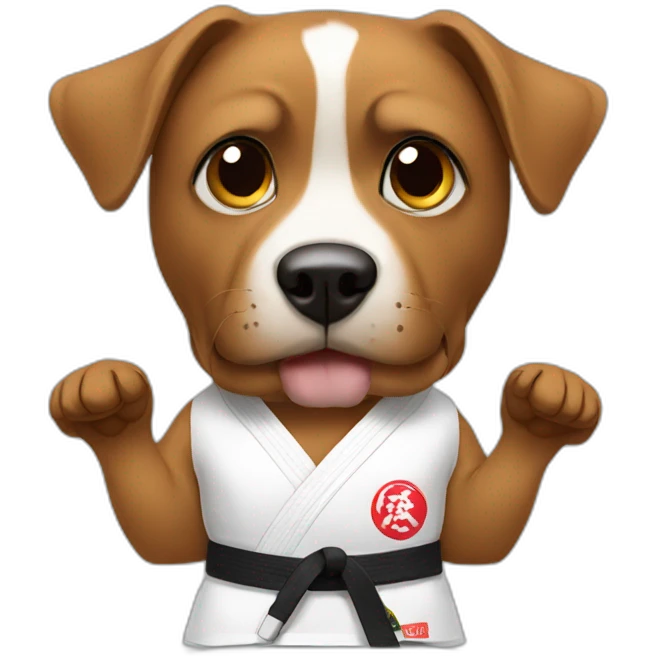 dog-karate emoji