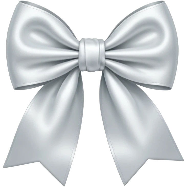 White bow emoji