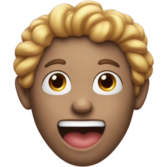 make emoji with big hear end big nose emoji
