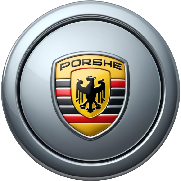 Simple Porsche logo emoji