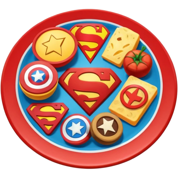 superhero food emoji
