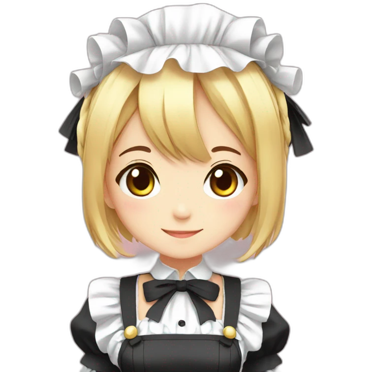 cute-anime-maid emoji