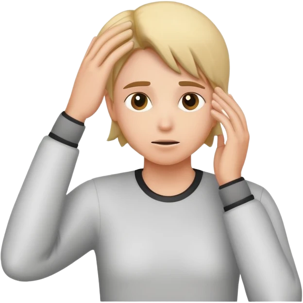 thinking about money, scratching head, with dollar signs around emoji