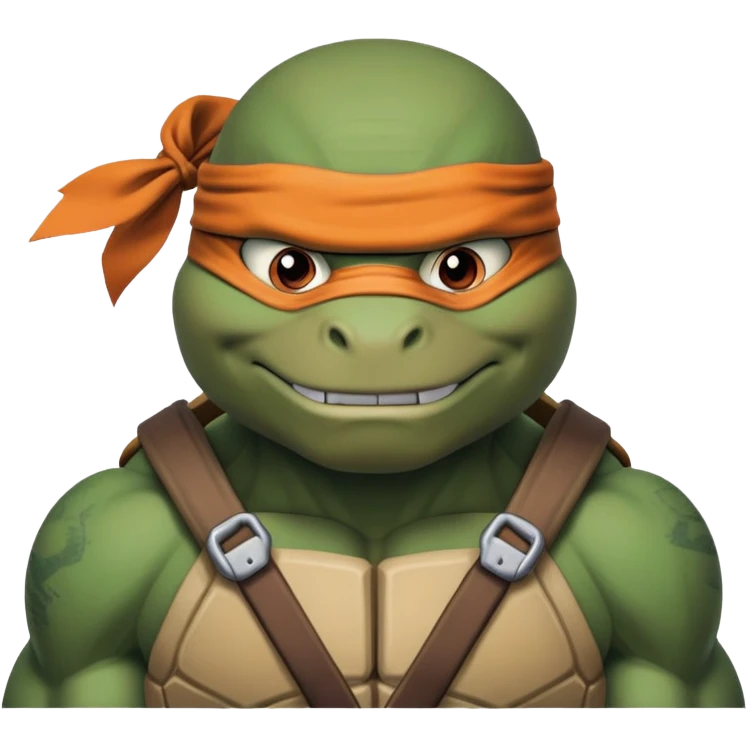 Hun from Teenage Mutant Ninja Turtles, muscular gang leader emoji