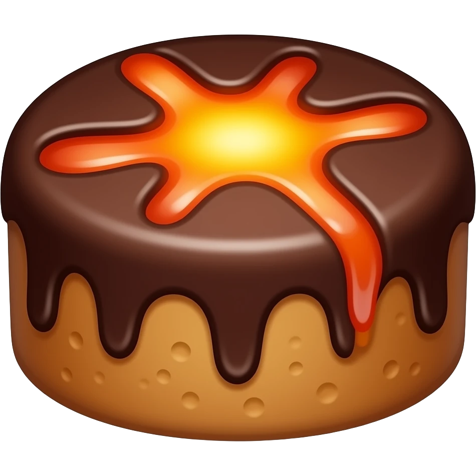 Moelleux au chocolat emoji