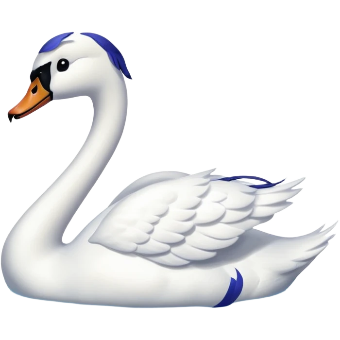 White swan emoji