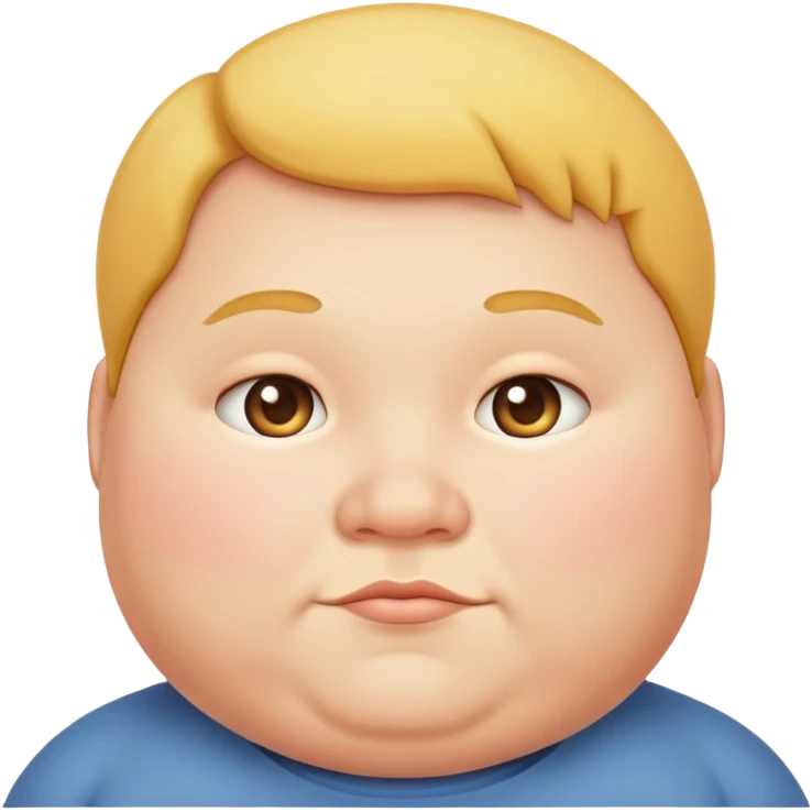 really round person emoji