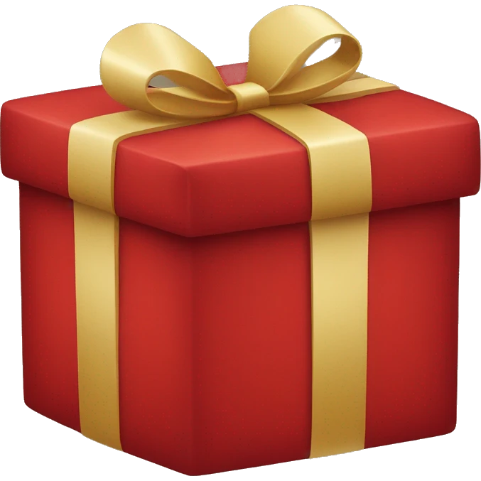 red present box emoji