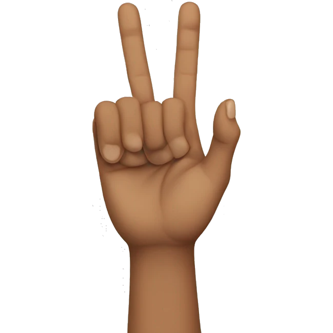 West side hand sign emoji
