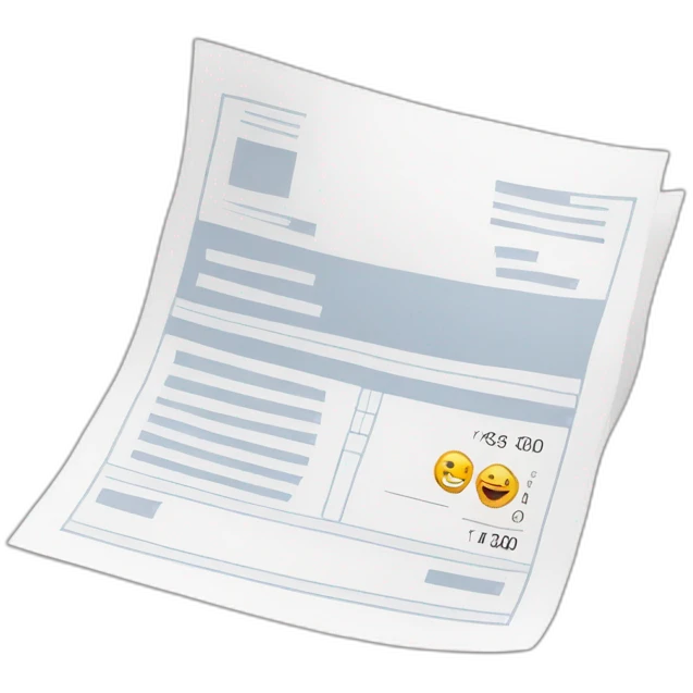 pay invoice document emoji