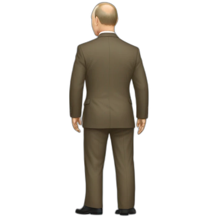 putin shows his butt emoji