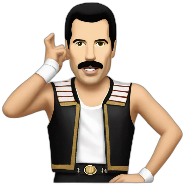 Freddie Mercury live aid festival  emoji
