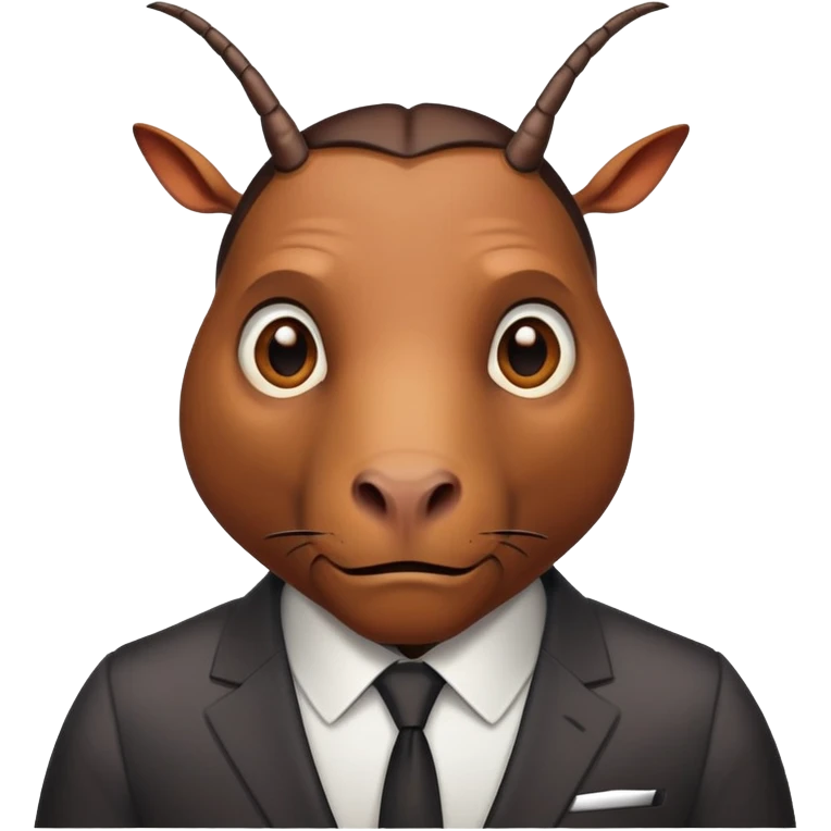 Normal roach that has a suit like a lawyer emoji