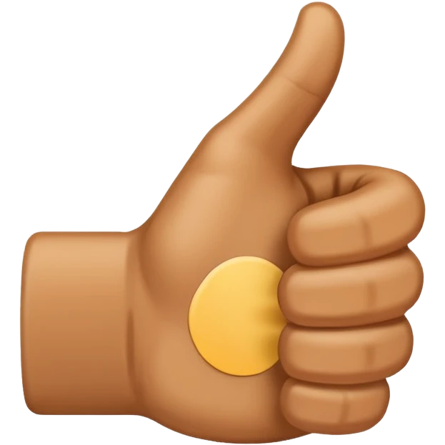 thumbs up hand emoji