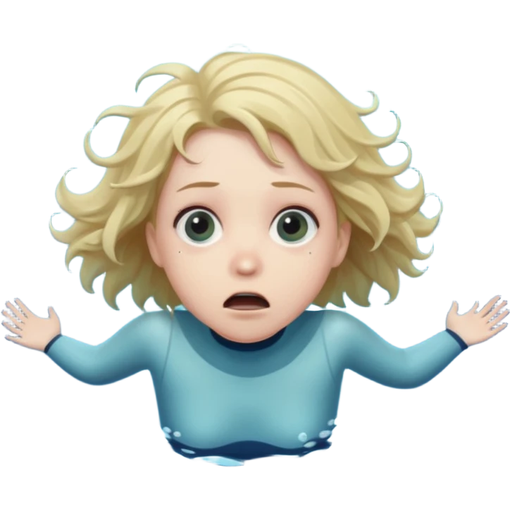 swimmer drowning  emoji