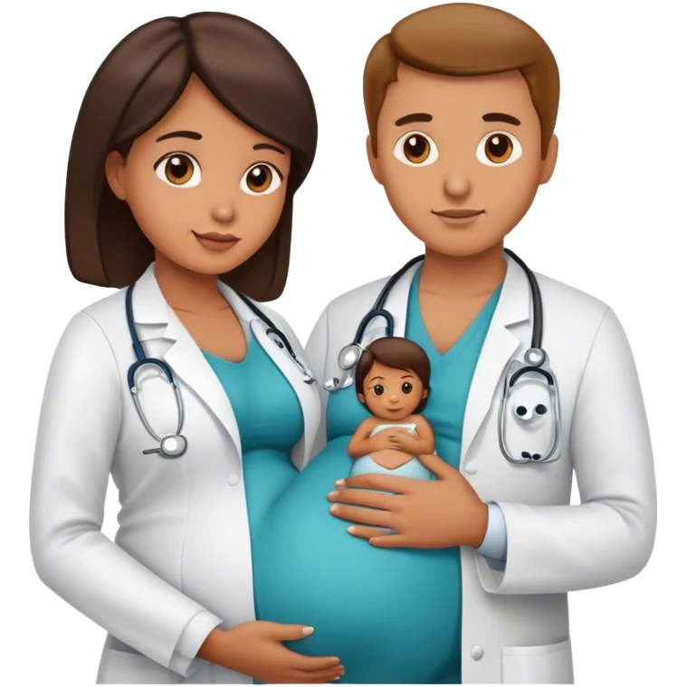 pregnant and doctor emoji