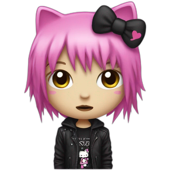 emo hellokitty emoji