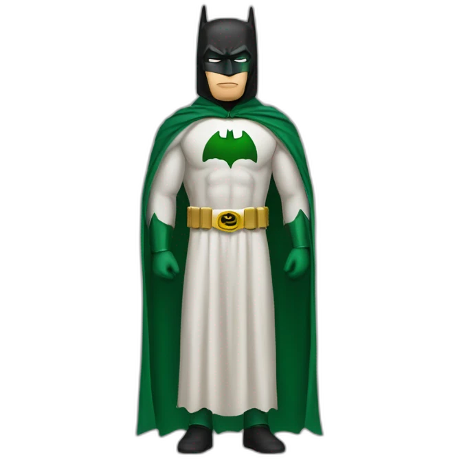 Batman wearing Saudi Bisht emoji