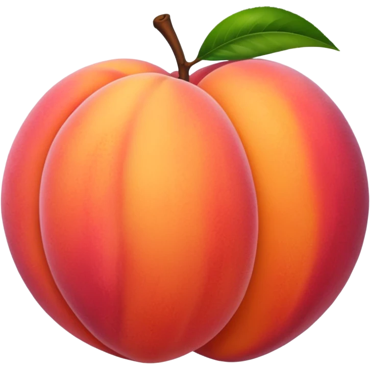 Peach thirsty emoji