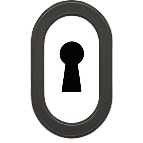 oval keyhole emoji