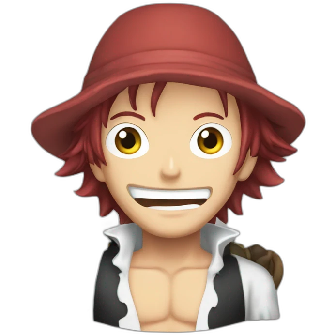 One piece shanks emoji