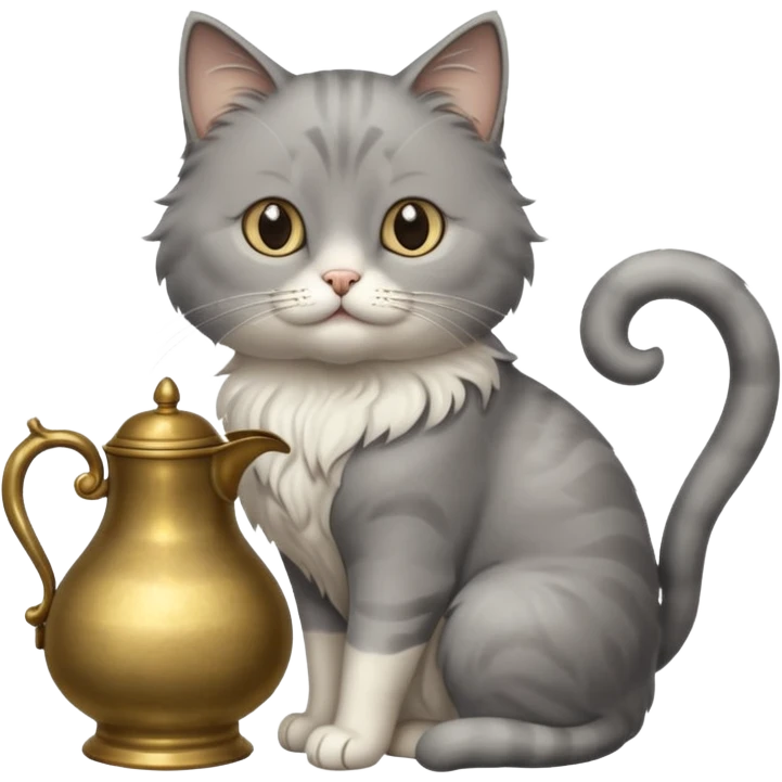 Mujhe Billi aur lauta ki kahani banakar do emoji